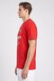 Men Sportswear Fit Short Sleeve Running T-Shirt, Red - 3