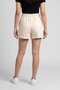 Women Solid Basic Shorts, Beige - 4