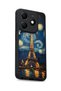 Spark 20 Compatible Printed, Matte Black, Soft Silicone, Protective, Shock Absorbing Cover, Case - 6