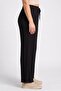 Women Regular Fit Textured Wide Leg Pants, Black - 3