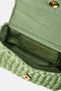 Women Textured Cross Body Bag, Sage Green - 2