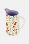 Watercolor Floral Pitcher, Multicolor - 2