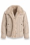 Stone Fur Suede Coat 99867
