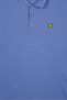 Men Regular Fit Embroidered Logo Short Sleeve Polo Shirt, Slate Blue - 5