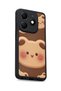Spark 20 Compatible Printed, Matte Black, Soft Silicone, Protective, Shock Absorbing Cover, Case - 6
