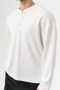 Triple Collar Buttoned Basic Men's Sweatshirt - 2