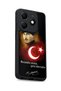 Tecno Spark 20 Compatible Printed, Matte Black, Soft Silicone, Protective, Shock-Absorbing Cover, Case - 6