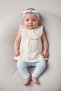 Toddlers Girl 3 Pieces Floral Print Dress And Leggings With Headband Set, Multicolor