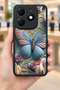 Spark 20 Compatible Printed, Matte Black, Soft Silicone, Protective, Shock Absorbing Cover, Case - 8
