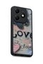 Spark 20 Compatible Printed, Matte Black, Soft Silicone, Protective, Shock Absorbing Cover, Case - 6