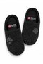 Men's House Slippers Black Winter Warm Lined Non-Slip Sole Comfortable Soft Indoor Slippers - 5