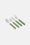 16 Pcs Fresco Cutlery Set, Olive - 2