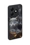 Spark 20 Compatible Printed, Matte Black, Soft Silicone, Protective, Shock Absorbing Cover, Case - 4