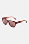Men L6029S Square Sunglasses, Brown - 3