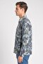 Men Regular Fit Long Sleeve Snakeskin Casual Shirt, Multicolor - 3