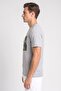 Men Sportswear Fit Short Sleeve Camouflage Outdoor T-Shirt, Grey - 3