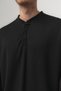 Triple Collar Buttoned Basic Men's Sweatshirt - 4