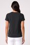 Women Slim Fit Short Sleeve Running T-Shirt, Dark Grey - 4