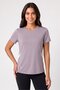 Women Regular Fit Short Sleeve Training T-Shirt, Grey