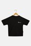 Kids Boy Short Sleeve Brand Logo T-shirt, Black - 2