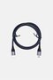 Type-C Fast Charging Braided Cable, Black - 2