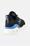 Men Brand Logo Lace Up Running Shoes, Black - 3