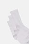 Men 3 Pairs Brand Logo Performance Socks, White - 2