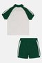 Toddlers Boy 2 Pcs Knitted Varsity T-Shirt And Shorts Set, Multicolor - 3