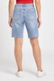 Women Distressed Denim Shorts, Blue - 4