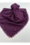 3Pcs Handcrafted Hand Embroidered Solid Color Scarf Beaded Writing Yemenite Dowry Gift 100X100Cm - 4