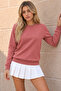 Women's Crew Neck Seasonal Powder Sweatshirt - 4