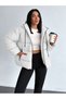 Women's Hooded Winter Puffer Coat - 3