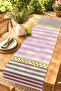 Striped Dogs Patterned Runner / Tablecloth / Placemat