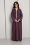 Elegant A-Line Abaya with Thread Work Detailing I Hand-Embellished | Premium Fabric Occasion Wear - 2