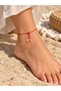 Adjustable Anklet with Moon and Star Charm Detail
