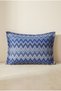 02-Zigzag Pattern Printed 43X43 cm Throw Pillow Cover - 3