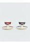 Renkli̇mağazadan Flower Printed 2-Person Porcelain Coffee Cup Set - 2