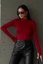 Bipantolon Women's 2-Piece Cut Out Detailed Half Turtleneck Bodysuit - 4