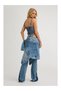 Rhinestones denim corset - 6