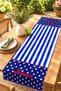 Pop Art Dog Theme Patterned Runner/Tablecloth/Placemat