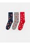 New Year's Themed Women's Socks from Uzg Store for Style Enthusiasts, 3-Piece Set