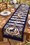 Artistic Horse and Flowers Patterned Runner/Tablecloth/Placemat - 3