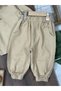 Bohemian Gabardine Hat Wide Cut Trousers Buttoned Lycra Oversize Seasonal 3-Piece Baby Boy/Child - 2