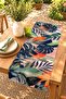 Botanik Düşünceli Kadın Patterned Runner / Tablecloth / Placemat - 2