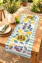 Lemon Drawings Patterned Runner / Tablecloth / Placemat - 2