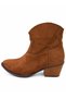 Women's Brown 2-Use Suede Western Cowboy Boots - 4