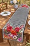 Floral Stripes Patterned Runner / Tablecloth / Placemat - 3