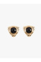 Stone Triangle Earrings
