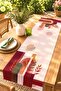 Bohemian Rainbow and Sun Patterned Runner / Tablecloth / Placemat