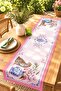 Paris and Cats Patterned Runner/Tablecloth/Placemat